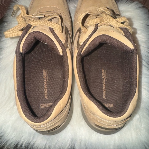 Rockport ProWalker Men’s Tan Leather Lace Up Sneakers Casual Shoes Size 10 - Picture 6 of 10